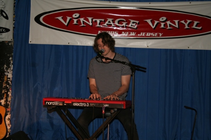 Dean Lewis playing at Vintage Vinyl Record Store